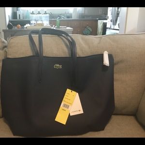 Lacoste PVC shoulder tote!